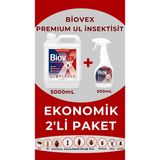 Premium Ul Haşere Ilacı Hamam Böceği, Tahta Kurusu, Karınca Kene Karasinek 5L+500ML