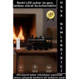 Premium Ultrasonik Sessiz Çalışma Led Işıklı Çok Şık Tren Tasarımlı Oda Hava Nemlendiricisi 300 ML