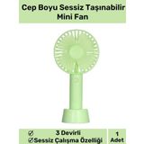 Premium Üretim Usb Şarjlı 3 Kademeli Sessiz Taşınabilir Mini Fan Pervaneli Soğutucu Küçük Vantilatör