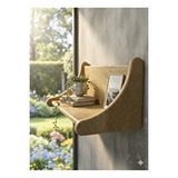Premium Ürün Gizli Montajlı Uçan Raf 50cm X 21cm ,kitaplık Mutfak Banyo Salon Rafı Kahverengi