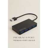 Premium USB 3.0 Hub 4 Portlu Çoklayıcı Çoklama Çevirici Adaptör 4 Port USB 3.0 Çoklayıcı Hızlı Veri Aktarım Hub Çevirici