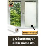 Premium Uv Engelleyici İçeriyi Göstermeyen Yapışkan İz Bırakmaz Ofis Ev Buzlu Cam Filmi 2 Mt X 60 Cm Vitrin