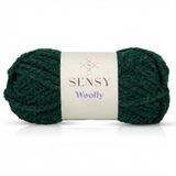 Premium Woolly El Örgü Ipi Atkı Bere Şapka Ip Panço Ipi Hırka Ipliği (1, Yeşil)
