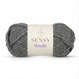 Premium Woolly El Örgü Ipi Atkı Bere Şapka Ip Panço Ipi Hırka Ipliği Fuşya (1, Gri)