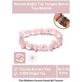 Premium Yengeç Burcu Enerjisini Yükselten Doğal Taş Bileklik Yengeç Burçları Burç Unisex Bileklik