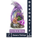 Premium Yüksek Kalite Çok Şık Dekoratif Hediyelik Özel Gün Biblo Koleksiyon Polyester Dragon Ailesi Vitrin