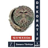 Premium Yüksek Kaliteli Çok Şık Dekoratif Hediyelik Özel Gün Biblo Koleksiyon Polyester Ağaç Adam Vitrin