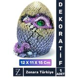 Premium Yüksek Kaliteli Çok Şık Dekoratif Hediyelik Özel Gün Biblo Koleksiyon Polyester Dragon Gözü Vitrin