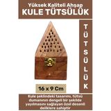Premium Yüksek Kaliteli Yoga Meditasyon Aromaterapi Chakra Pozitif Enerji Ahşap Kule Tütsülük