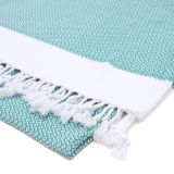 Premium%100 Pamuk Battal Boy Peştemal – 100x180 cm Lüks Plaj Havlusu, Hızlı Kuruyan Kum Tutmaz Şezlong Havlusu, Hafif Seyahat için İdeal (1, petrol yeşili)