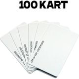 PremiumPort 100 Adet Personel Kimlik Kartı ve Göster Geç, Güvenli ve Dayanıklı - Seçenek 1 - Mercan