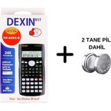 PremiumPort 10+2 Haneli Bilimsel Hesap Makinesi, Güçlü ve Dayanıklı, 15,5x8,5cm - Mercan - Seçenek 1