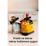 PremiumPort 12 Adet Büyük Boy Poşet Klipsi, Güçlü ve Pratik Paket Mandalı - Ahşap - Seçenek 1