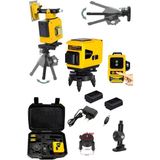 PremiumPort 12 Köşe Otomatik Hizalamalı Yeşil Çizgili 360° Yatay Dikey Lazer Metre - Seçenek 1