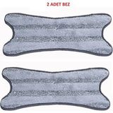PremiumPort 2'li Mikro Fiber Yedek Bez x Mop Temizlik Seti, Pratik ve Hızlı Kullanım - Seçenek 1