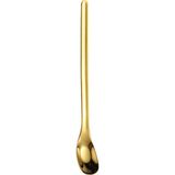 PremiumPort 304 Çelik Gold Kahve Latte Meyve ve Kokteyl Kaşığı, 15,5 cm - Seçenek 1