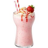 PremiumPort 400 ml Şeffaf Sunum Bardağı, Milkshake, Soğuk Kahve, Kokteyl, Smoothie & Latte - Seçenek 1 - Ahşap - Bej - Siyah