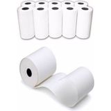 PremiumPort 56x14mm Yazar Kasa Pos Rulosu 10 Paket (100 Adet) Ahşap Renkli Kaliteli Kağıt - Seçenek 1
