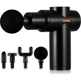 PremiumPort 6 Seviyeli Taşınabilir Masaj Tabancası, 3800RPM Titreşimli, Type-C Şarjlı - Ahşap