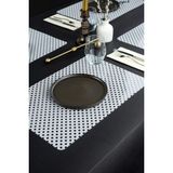 PremiumPort 6'lı Hazeran Desenli Supla ve Amerikan Servis Seti, 45X30 Cm, Ev Dekoru - Ahşap - Bej - Siyah