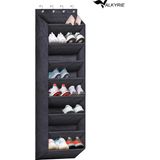 PremiumPort 8 Katlı Kapı Arkası Ayakkabılık Organizer ile Düzenli ve Pratik Kullanım - Ahşap - Seçenek 1