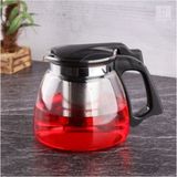 PremiumPort 900ML Cam Demlik, Şık ve Hafif Çay Demleme Için Mükemmel Seçenek - Ahşap - Seçenek 1