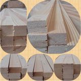 PremiumPort Ahşap Çıta 3,5cm x 5,8cm x 210CM – 4 Adet, Silinmiş Kereste - 3,5 x 5,8 cm
