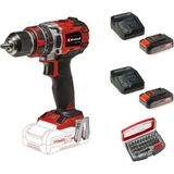 PremiumPort Akülü Vidalama Seti 18/50 Li-Ion, Starter Kit ve 32 Parça Uç Seti - Seçenek 1