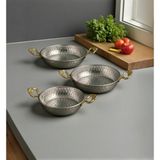PremiumPort Alüminyum Sahan Seti, Omlet ve Yumurta Tavası, 18-22 Cm, Dayanıklı ve Şık - Seçenek 1 - Antrasit