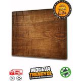 PremiumPort Antibakteriyel Cam Kesme ve Sunum Tablası, Ahşap Görünüm, 20X30CM - Ahşap - Ceviz - Seçenek 1