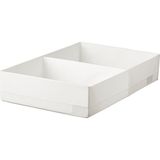 PremiumPort Beyaz Dolap Içi Düzenleyici Bölmeli Kutu 34X51X10 cm - Ahşap - Bej - Siyah - Seçenek 1