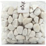 PremiumPort Beyaz Dolomit Taş 1 Kg, Bahçe ve Teraryum Süs Taşı, 4-6 cm - Ahşap - Bej - Siyah