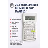 PremiumPort Bilimsel Hesap Makinası 240 Fonksiyon Beyaz Renk ile Mühendislik İçin Uygun Tasarım - Mercan - Seçenek 1