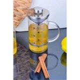 PremiumPort Borosilikat Cam French Press Ölçü Kabı 350 Ml, 3'ü 1 Arada Şık Tasarım - Seçenek 1 - Altın