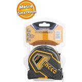 PremiumPort Bükülebilir Metal Şerit Metre 5 M, Sarı, Düğmeli, Ölçüm ve Ölçme Aracı - Seçenek 1
