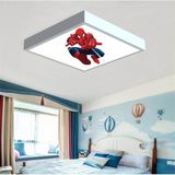 PremiumPort Çocuk Odası LED Avize, 60X60 Baskılı, Beyaz Çerçeve, 54W Işıklı - Ahşap - Bej - Siyah - Seçenek 1