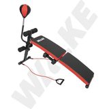 PremiumPort Çok Fonksiyonlu Katlanabilir Fitness Sehpası ve Egzersiz Topu Seti - Ahşap - Seçenek 1