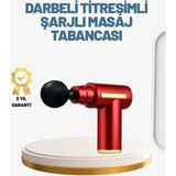 PremiumPort Derin Doku Masajı Elektrikli Tabanca, Sessiz ve Etkili Masaj Aracı - Mercan