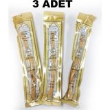 PremiumPort Doğal Manuel 3'lü Miswak Diş Fırçası Seti, Sağlıklı Temizlik Için - Altın - Seçenek 1