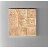 PremiumPort Doğal Taş Dekoratif Banyo Gider Kapağı 10X10 Cm, Şık ve Kullanışlı - Ahşap - Seçenek 1