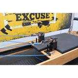 PremiumPort Elastik Reformer Çift Bağlı Renkli Elcikler, Spor ve Pilates Aksesuarı - Açık Beyaz - Gri