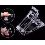 PremiumPort Elea Poly Gel Kalıp Form Üst Mandalları 10'lu Set, Kolay ve Pratik Kullanımıyla - Seçenek 1 - Ahşap