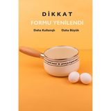 PremiumPort Emaye Sos ve Yumurta Tavası, 1,3l, 16CM, Tüm Ocaklara Uygun - Seçenek 1