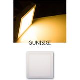PremiumPort Enerji Tasarruflu 18W Kare LED Panel Spot Armatür, Şık ve Modern Tasarım - Seçenek 1 - Altın