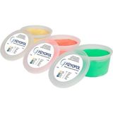 PremiumPort Fizik Tedavi El Egzersiz Hamuru, 3 Renk, 85 Gr, 3 Oz, Esnek ve Dayanıklı - Seçenek 1 - Açık Beyaz - Gri