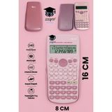 PremiumPort Fonksiyonel Pembe Hesap Makinesi, 240 Fonksiyon, 8X16 Cm, Pilli - Mercan - Seçenek 1