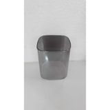 PremiumPort Füme Renkli Kare Avize Camı, 12CM Boy, 10CM En, Modern Aydınlatma - Seçenek 1 - Antrasit