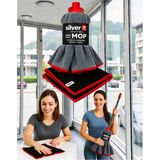PremiumPort Ikili Mikrofiber Temizlik Seti, Shadow Bez ve Süper Emici Mop Ucu 55X105 cm - Antrasit - Seçenek 1