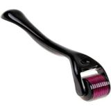 PremiumPort Ince 0,5 mm 540 Iğneli Tınatyum Derma Roller System Masaj Aleti - Ahşap
