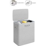 PremiumPort Katlanabilir 120L Kumaş Kirli Çamaşır Sepeti, Light Gray - Seçenek 1 - Antrasit
